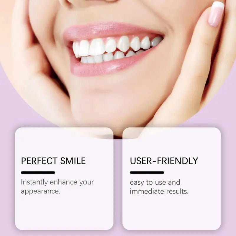 Silicone Denture Reliner Kit Soft Upper Lower Veneers Natural Smile Fake Tooth Oral Hygiene Care Cosmetic Dentures