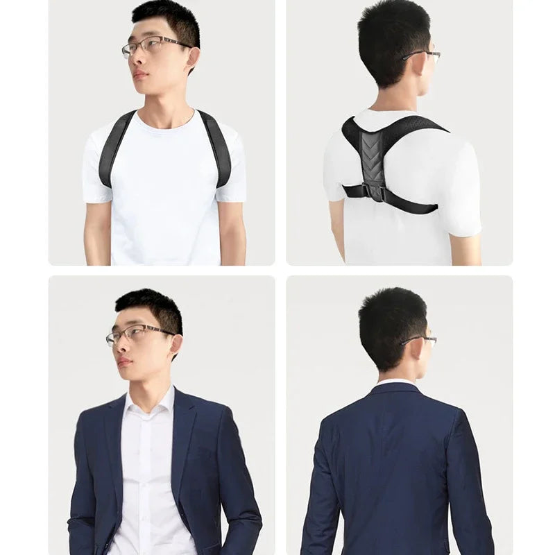 Back Posture Correction Belt Hunchback Prevention Correction of Sitting Posture Unisex Breathable Body Shaping Support Braces