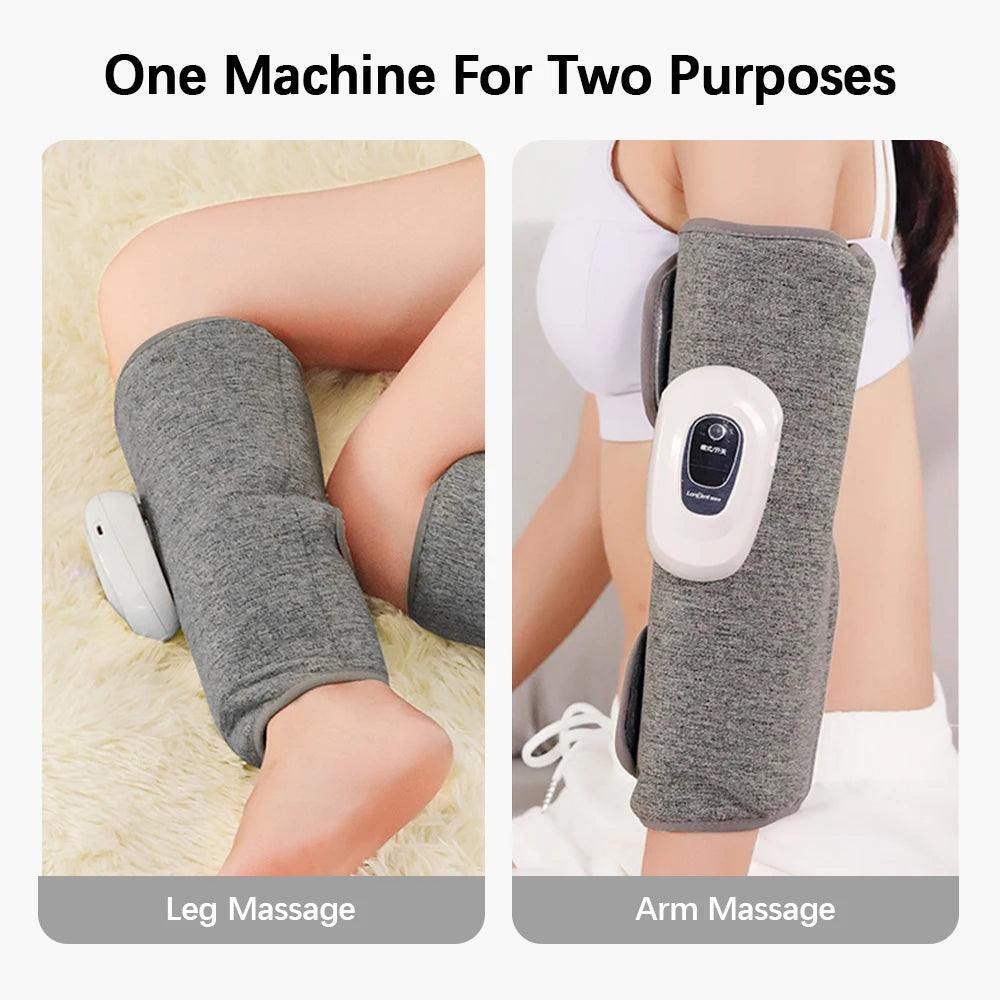 Smart Leg Massage 3 Modes Vibration Leg Air Compression Massager Electric Air Compress Foot Leg Air Pressure Massage