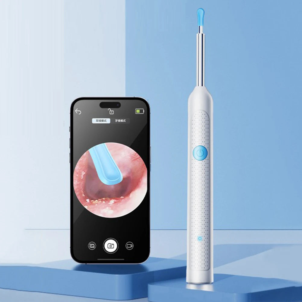 Smart Visual Wax Removal Tool with Camera Otoscope Ear Cleaner Rechargeable Endoscope Earpick Health Care Set