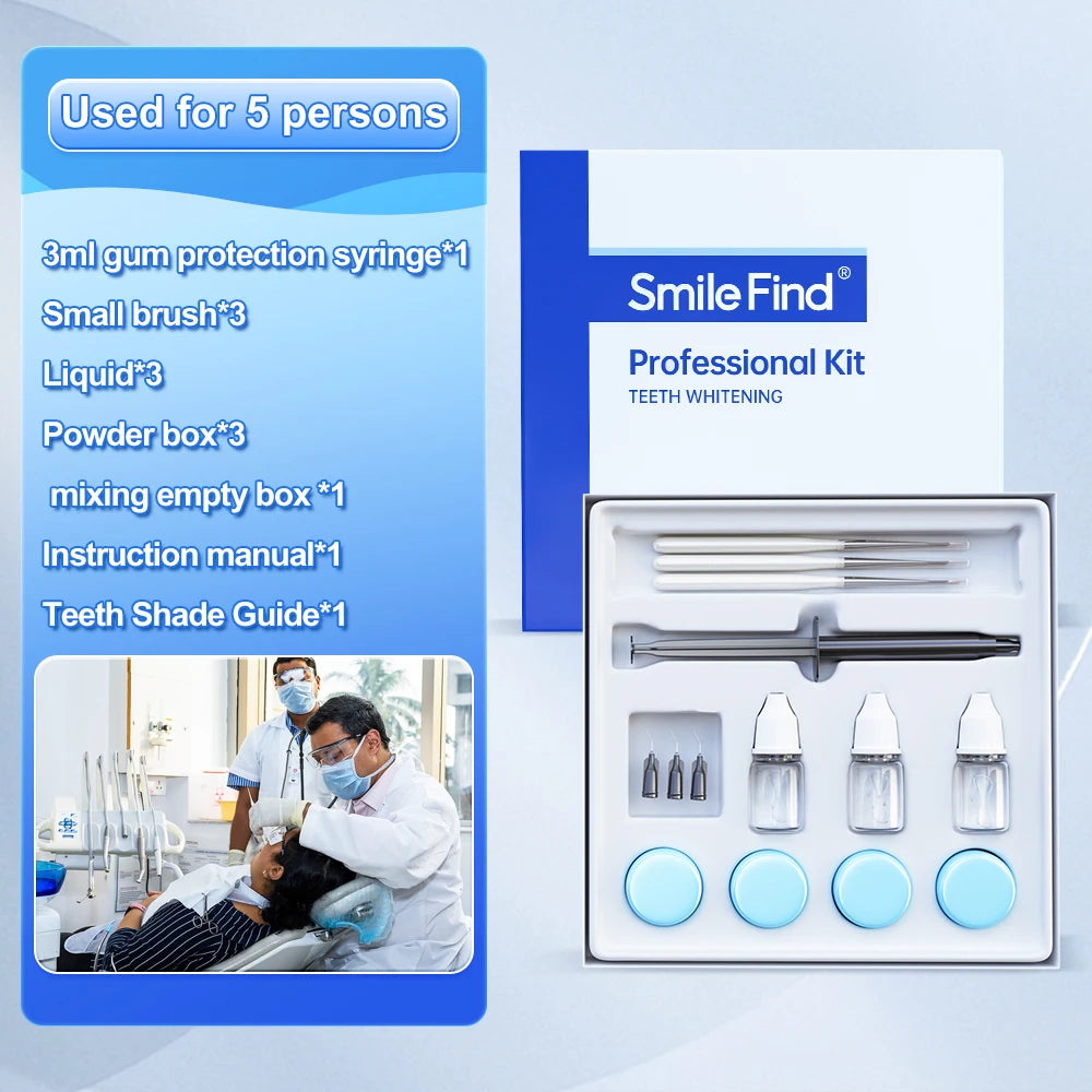 1set Dental Equipment Whitening Oral Treatment Materials Dental Whitening Tools Dental Supplies