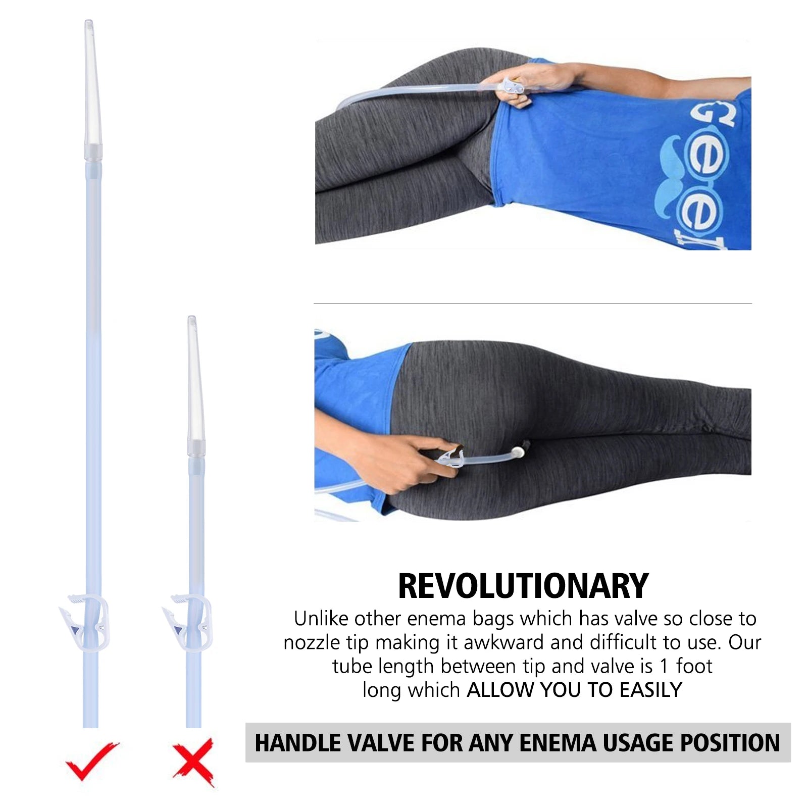 2L Enema Bag Kit Reusable Silicone Medical Grade Water Colon Bags Home Use Women Wash Anal Flushing Bag Cleansing Enteroclysm