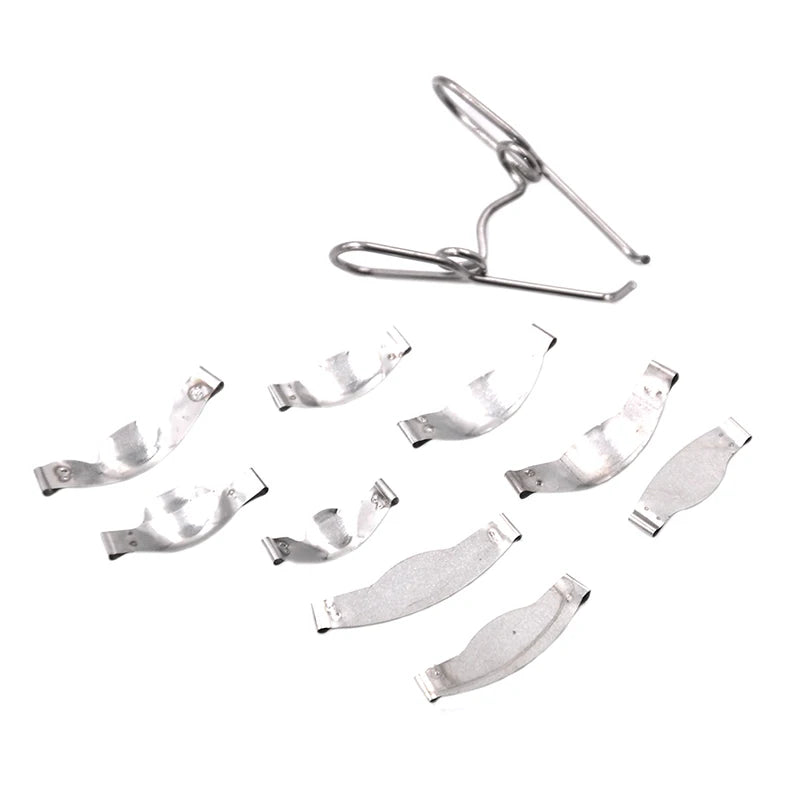 36/100 pcs Dental Supplies Matrix with Springclip NO.1.330 Sectional Contoured Metal Matrices Full kit for Teeth Replacement