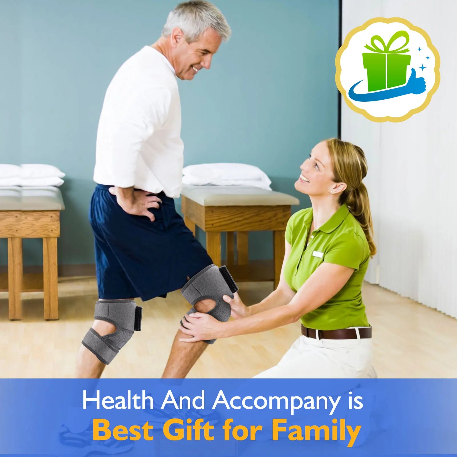 Rechargeable Electric Knee Massager 3-in1 Heated Vibration Pad for Joint Pain Relief Elbow Shoulder Arthritis Support Belt