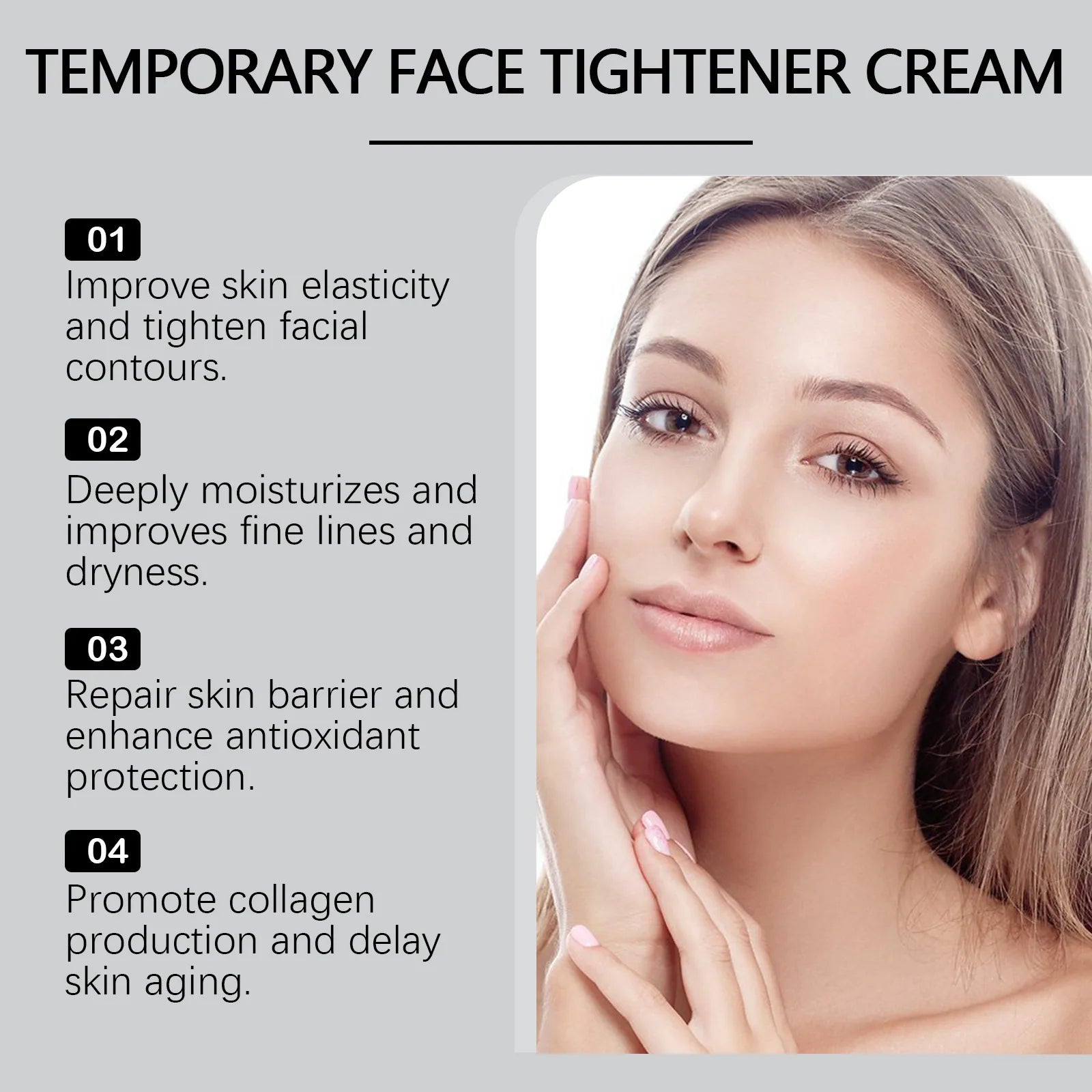 Face Tightening Cream Firming Lifting Prevent Dryness Anti-Aging Reduce Wrinkles Fade Fine Lines Smoothing Moisturizing Cream