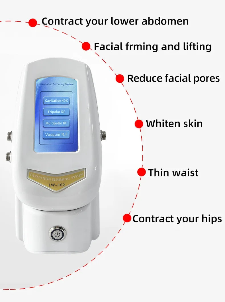 New 4 In 1 40k Cavitation Ultrasonic Body Care Tool