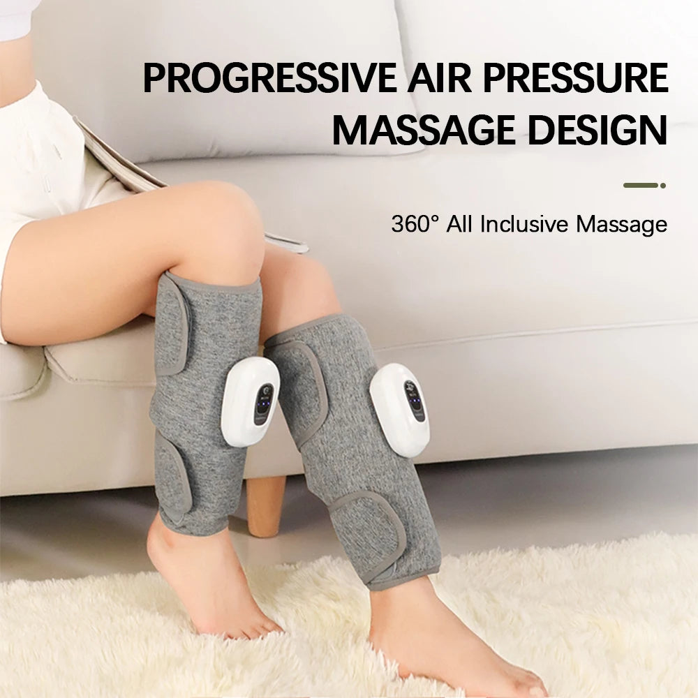 Smart Leg Massage 3 Modes Vibration Leg Air Compression Massager Electric Air Compress Foot Leg Air Pressure Massage