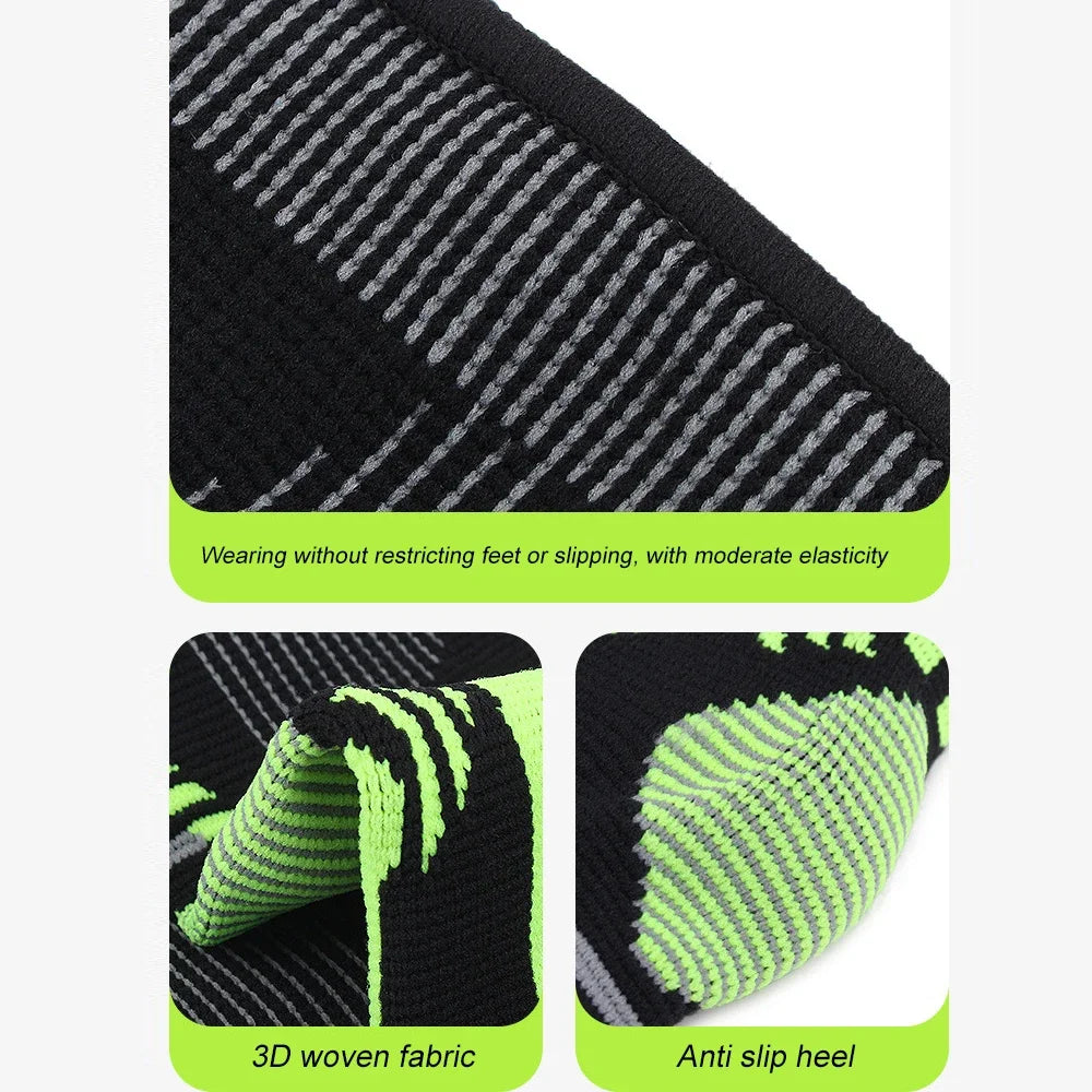 1Pcs Achilles Tendon Support Brace, Plantar Fasciitis Sock,Ankle Compression Sleeve For Running,Tendonitis and Flat Feet Relief