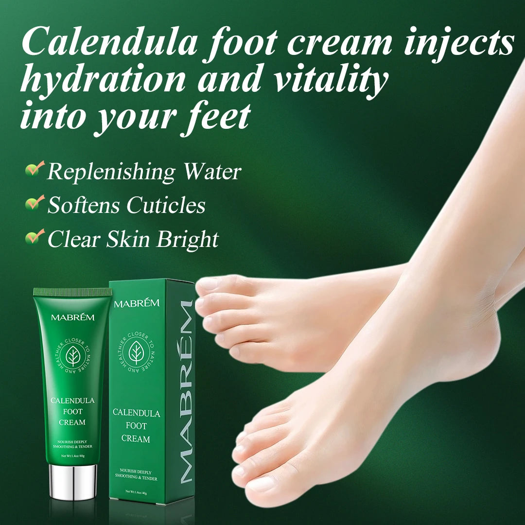 MABREM Anti-cracking Foot Cream Anti-freeze Moisturizing Protection Cream Exfoliating Foot Cream 40g