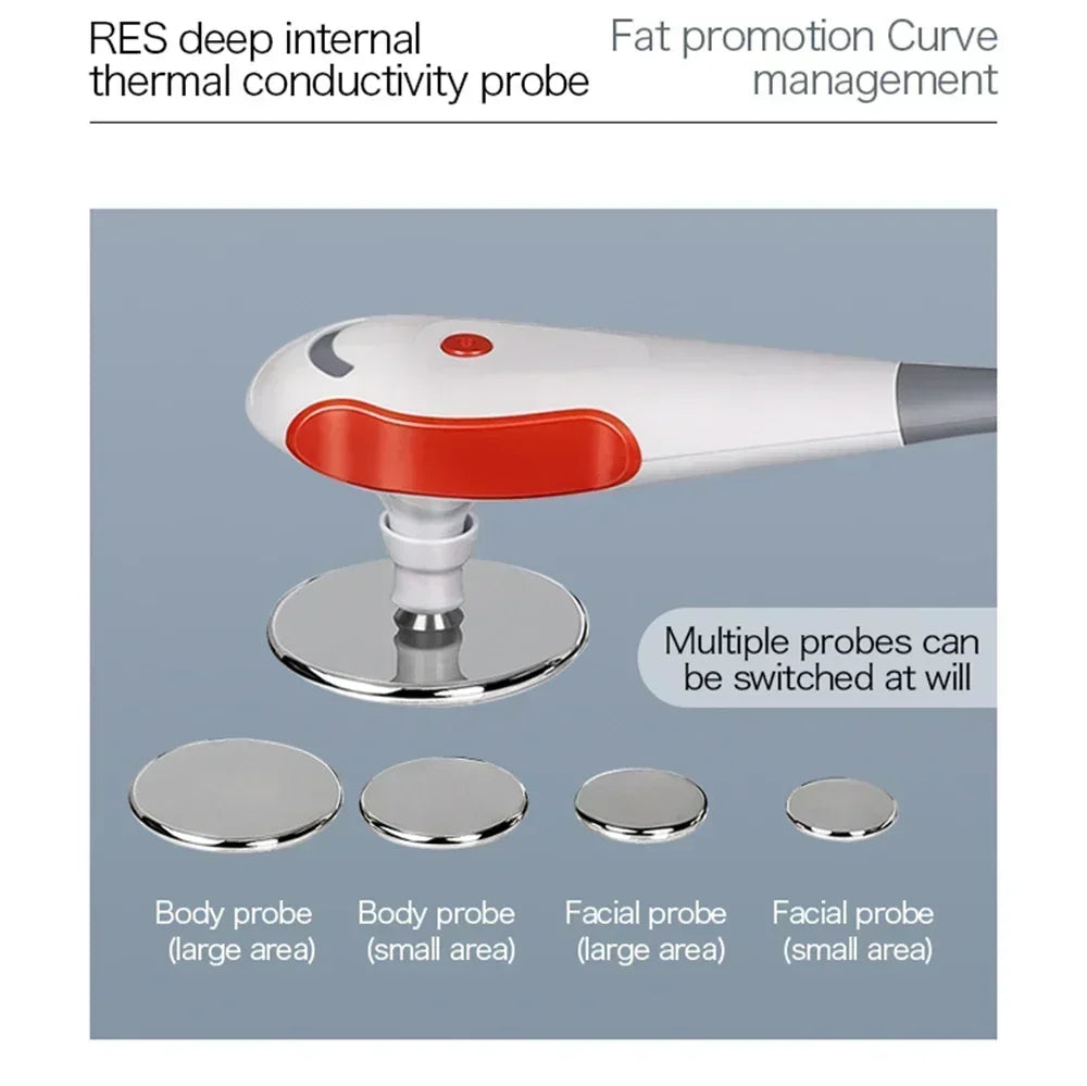 Portable 448KHZ Tecar Therapy RET CET Diathermy Body Sliming Machine Pain Relief Skin Tightening Deep Care 2024 NEW Massager