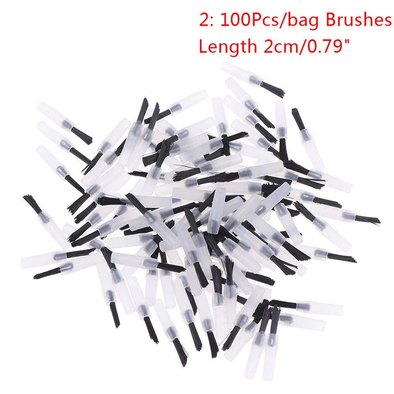 2/100PCS Dental Disposable Composite Brush Tips/Brush Handles For Dental Clinic Supplies
