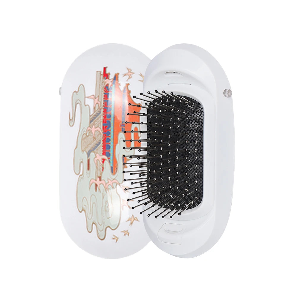New Version Ionic Hairbrush Potable Negative Ions Dropshipping Niche Product Unique Massage Hairbrush Anti-static Hair Brush