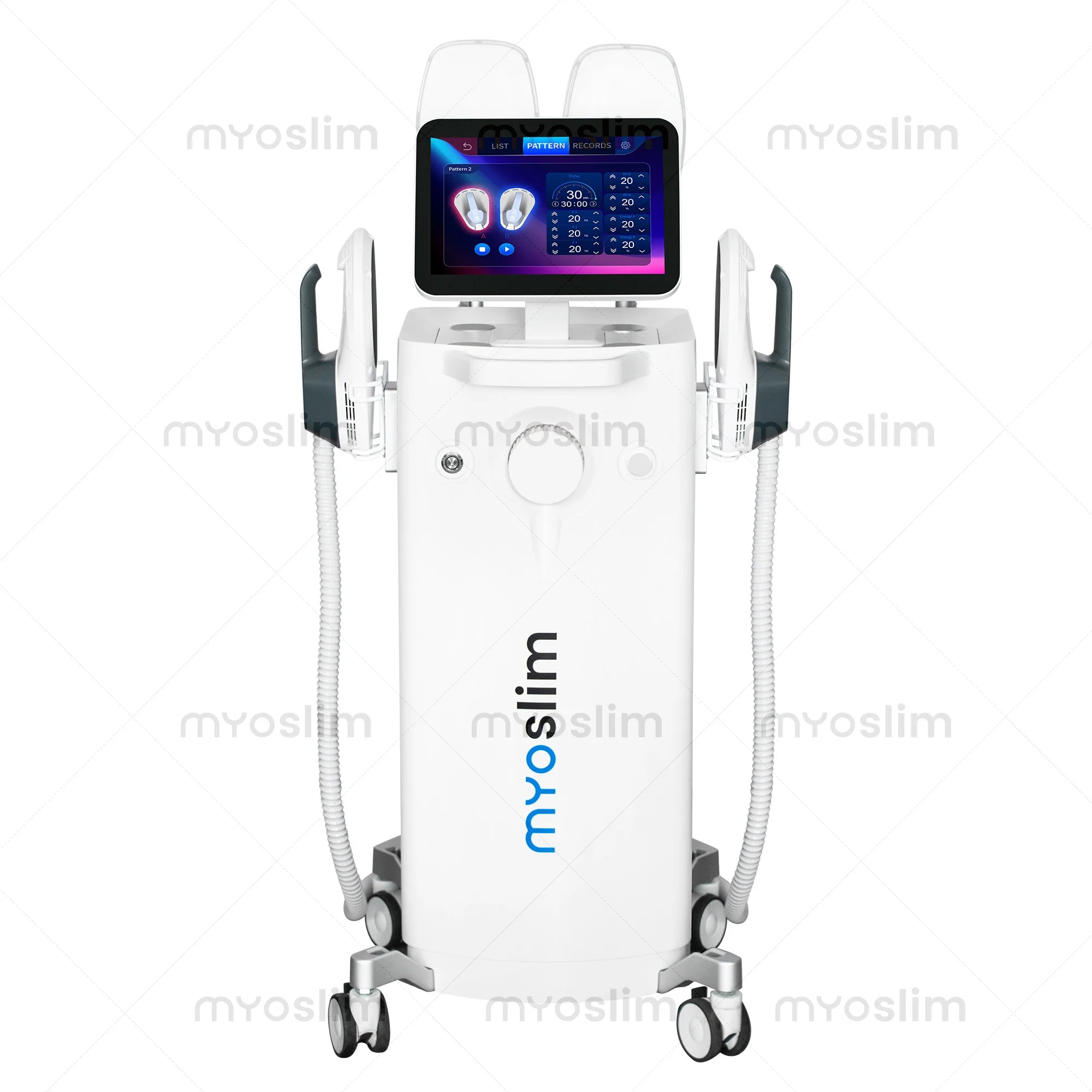 Weight Loss Imaging Body Muscle Slimming Machine 6500W With 4 Handles EMS Electromagnetic Stimulating