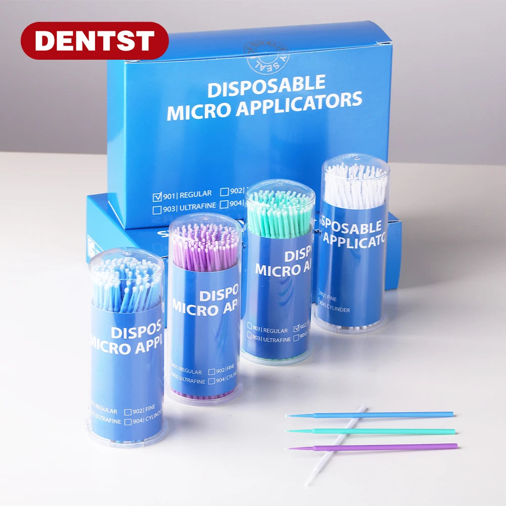 Dental Microbush Disposable Supplies Micro Brushes Applicators Teeth Oral Care Clean Odontologia Extension