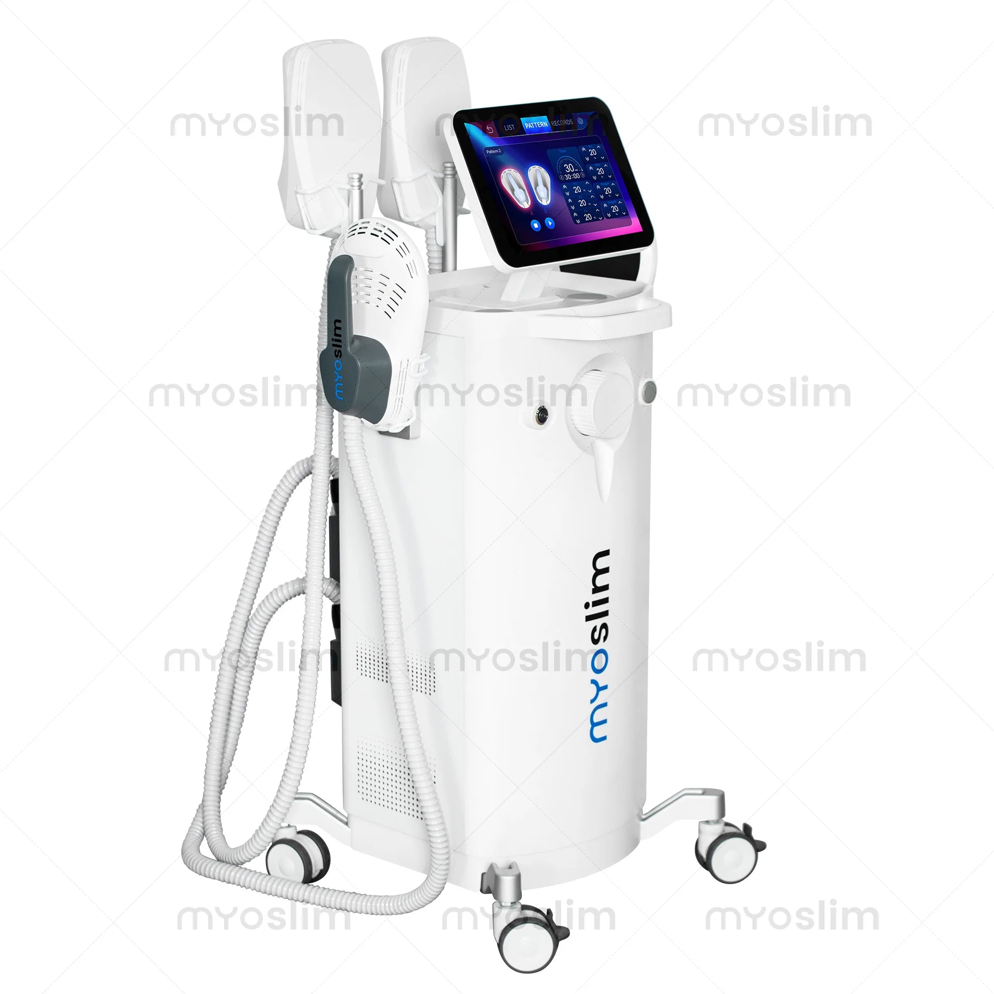 MYOSLIM Esthetician Equipment Rf 4 Handles Body Sculpt Machine Body Slimming Neo Butt Lift Body Fat Burning Massage Machine