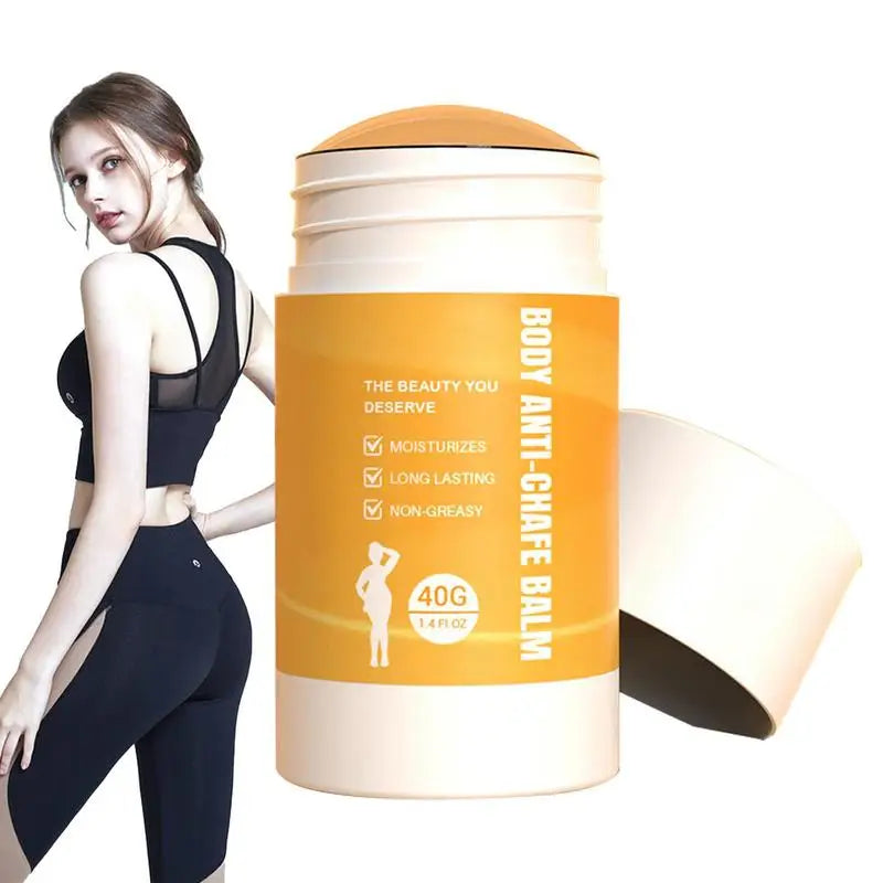 Anti Chafing Balm 40g Anti Chafe Stick Inner Thigh Anti Friction Exercise Prevent Rubbing Skin Irritation For Arm Leg Chest Butt