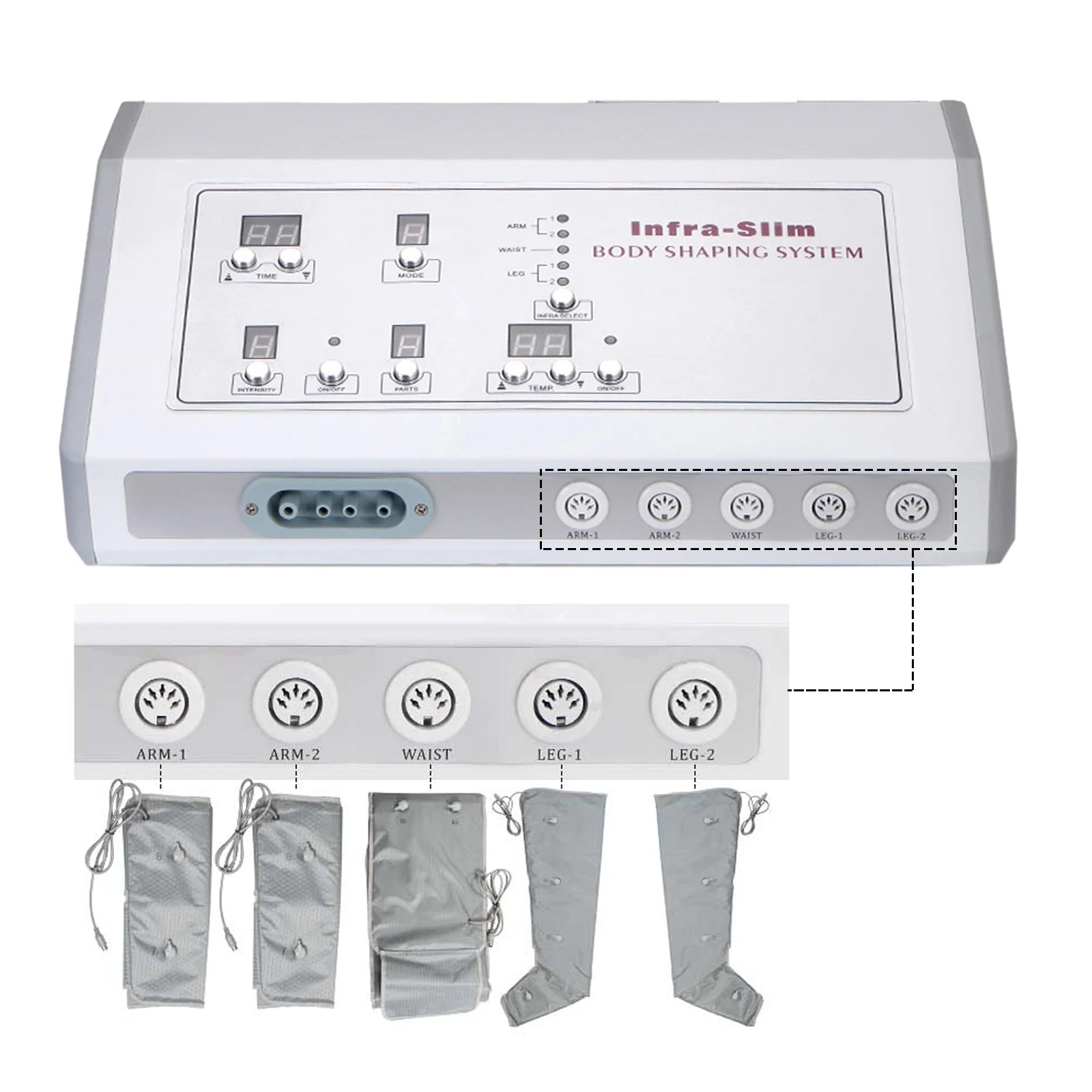 KYD-A1217 Air Pressure Massage Heating Body Slimming Leg Massager for Circulation Foot Leg Full Body