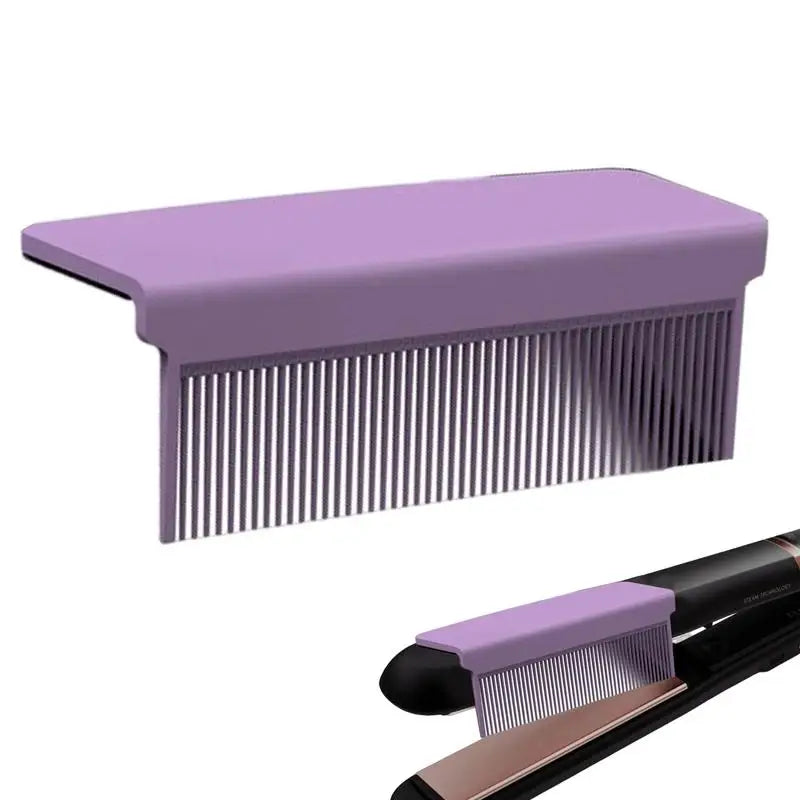 Flat Iron Comb Hair Styling Comb Splint straightening comb self-adhesive straightening and styling accessories On Hair