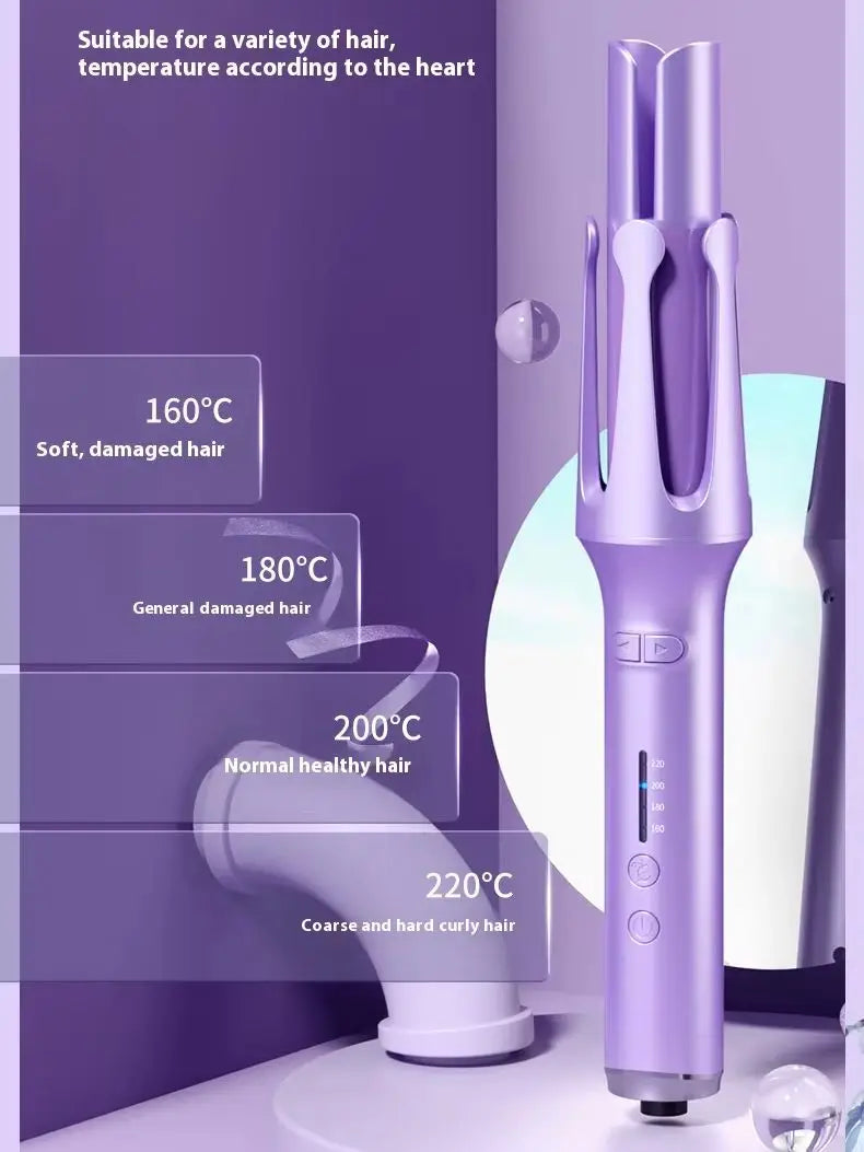 2 in 1 Automatic Curler 32mm Automatic Rotating Ceramic Curler Professional Curling Wand Curler