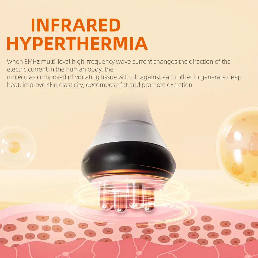 4 IN 140K Cavitation Ultrasonic Body Slimming Machine Beauty Device Facial Massager Skin Tighten Face Lifting Vacuum Suction