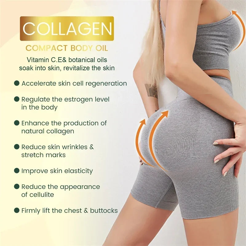 2pc Collagen Estrogen Female Hormones Oil,Remove Spots Wrinkle Eye Bags Anti-Aging,Breast Butt Enlargement,Skin Care for Women