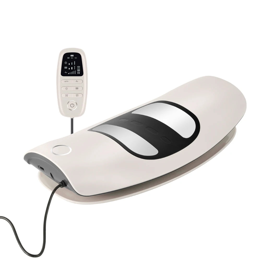 Lumbar Traction Massager Waist Protcetion Electric Waist Massage Relax Cushion Ergonomically Designed Waist Support Pad