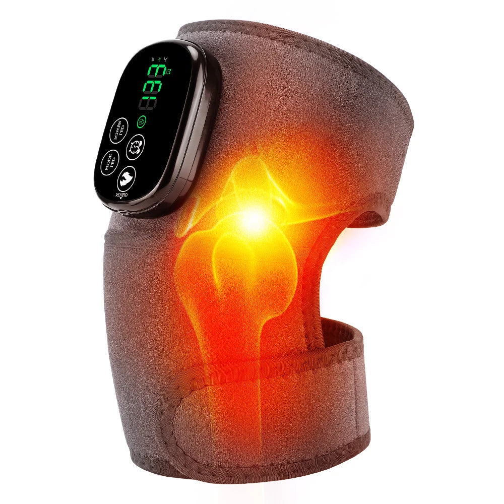 660&850nm Light Knee Massage Belt Heating Shoulder Knee Elbow Support Pad Relieves Leg Joint Muscle Fatigue Knee Brace Belt