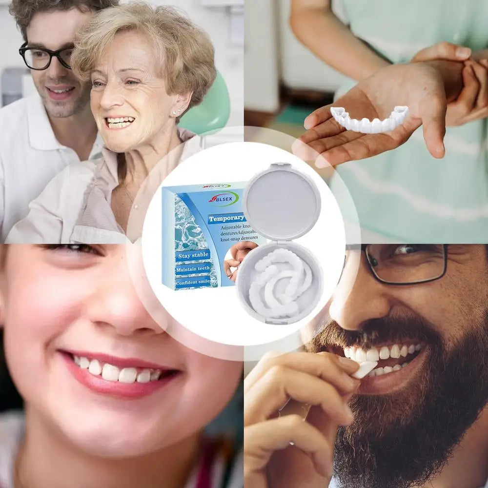 Fake Teeth Veneers Detachable And Reusable Veneers Teeth Teeth With Comfortable Fit Temporary Teeth Dentures Fake Tooth For