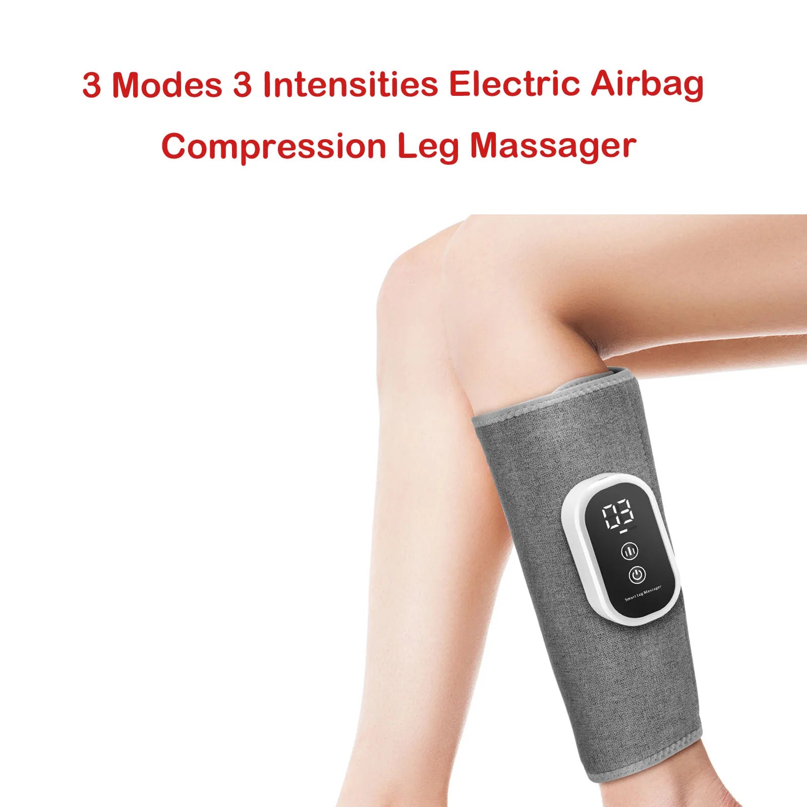 360° Full Cover Air Pressure Leg Massager 3 Modes Heating Compress Relax Muscles Relieve Fatigue Thigh Calf Keep Warm Device