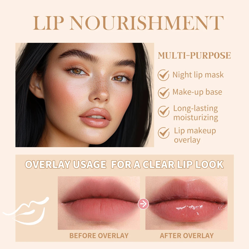 Lip Balm Set Lip Gross 4 Pack 1Kit Deep Moisturizing Lip Glaze Smoothing Color Lips Oil Long Lasting Nourishing Lips Care