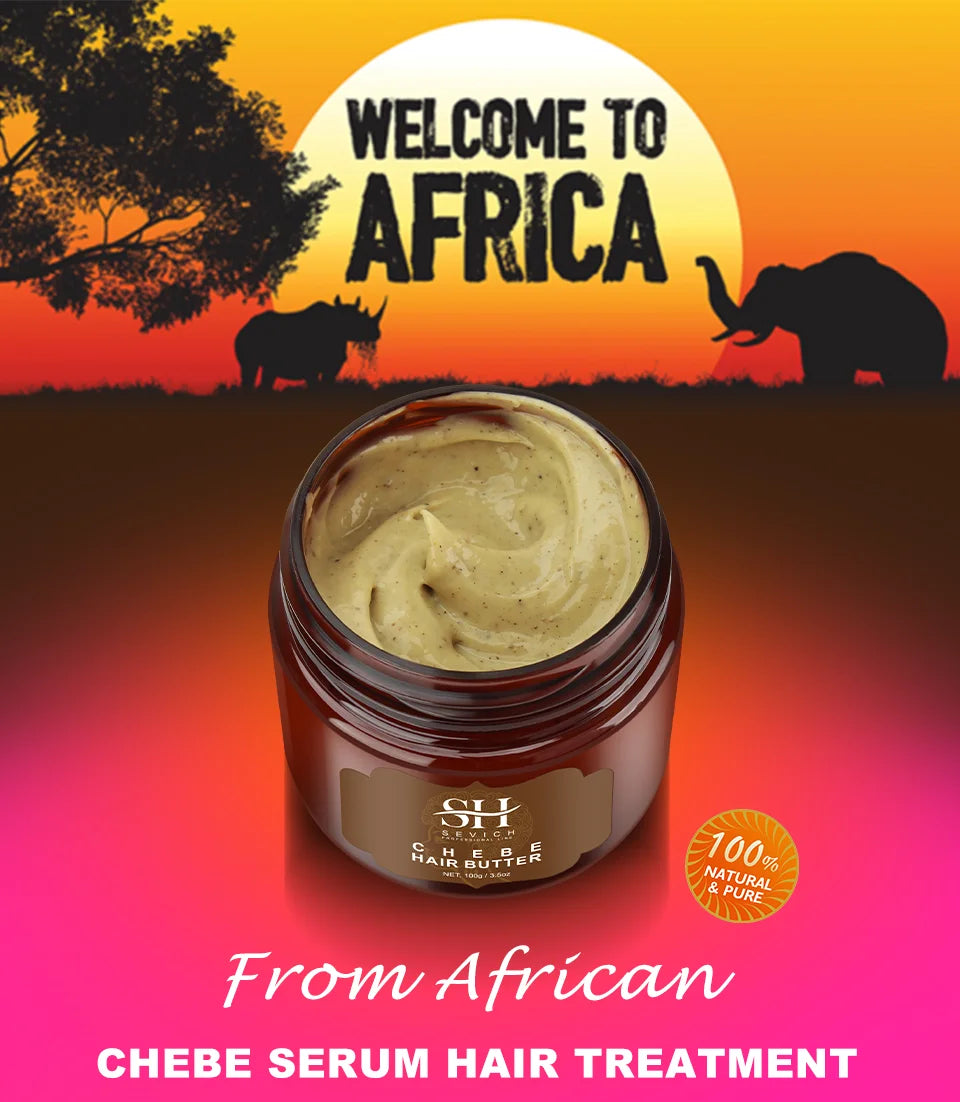 Africa Chad 100% Chebe Powder Women Traction Alopecia Treatment Oil Natural Crazy Hair Regrowth Anti Hair Break Get Rid Of Wig