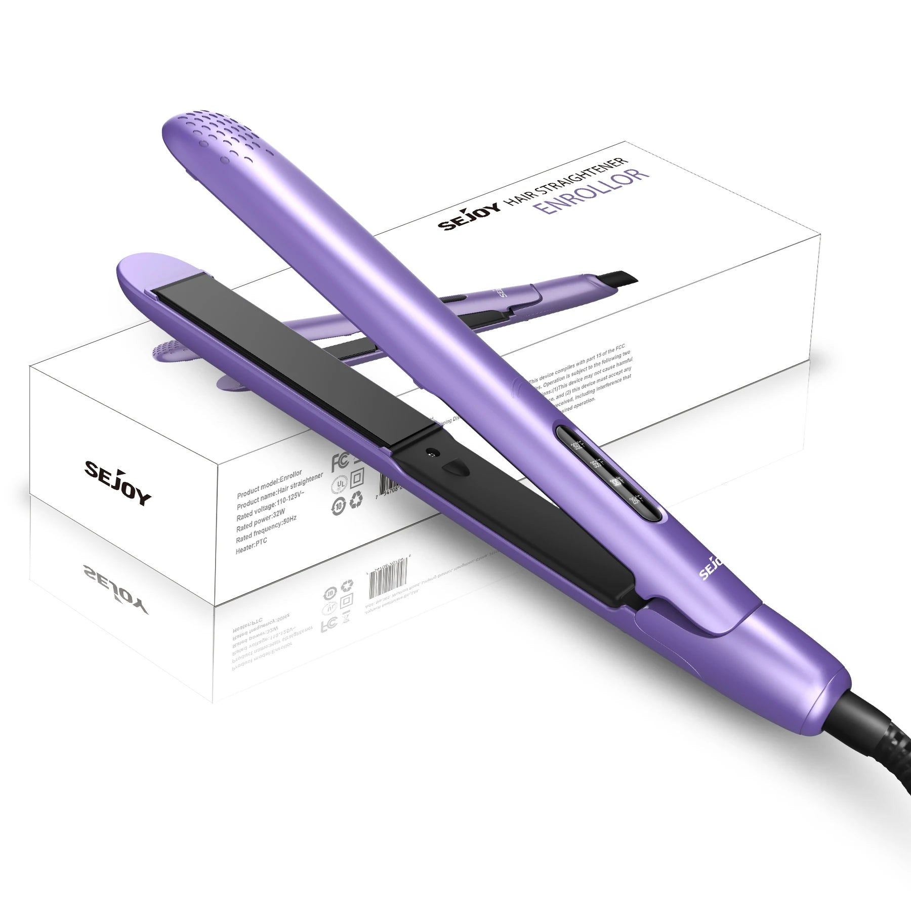 Sejoy Professional Electric Hair Curling Iron 110v/220v Hair Straightener Multi-function PTC Heater Crimper Curler Corn