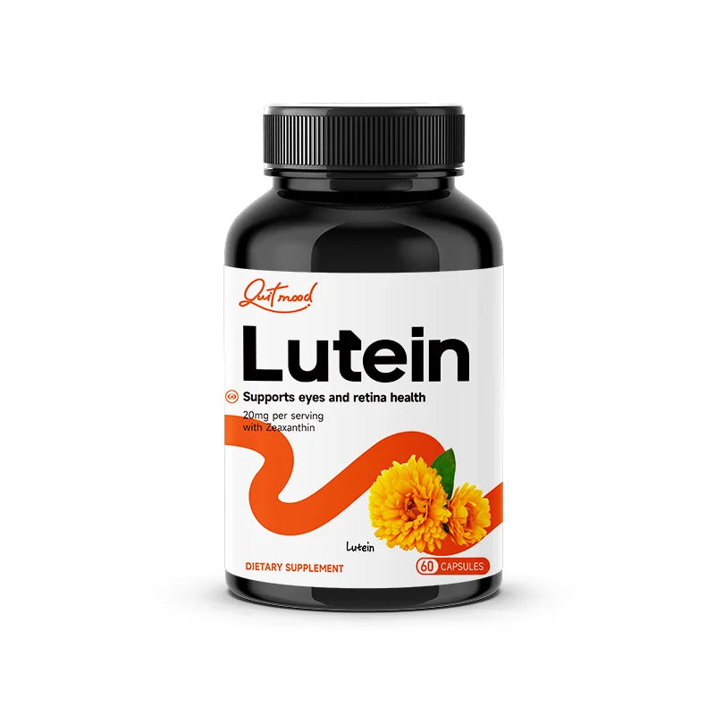 Quit mood-Eye Vitamins Lutein And Zeaxanthin Supplements | 60 Capsules, Enhanced With Blueberry Extract and VA, VB, VC