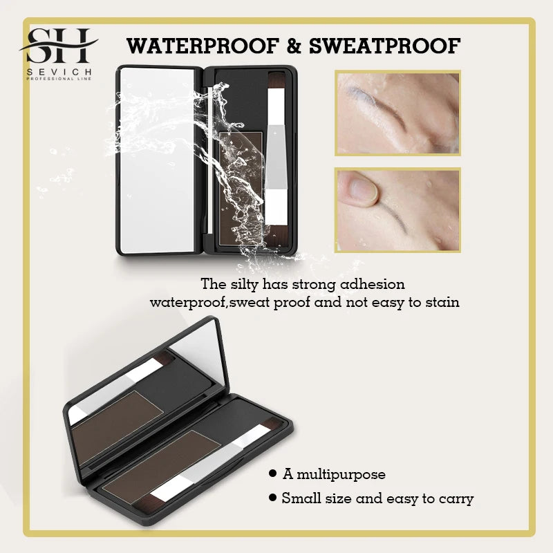 SEVICH Waterproof Hair Line Powder 8g Edge Control Hair Root Cover Up Repair Hair Line Shadow Makeup Unisex Instantly 4 Color