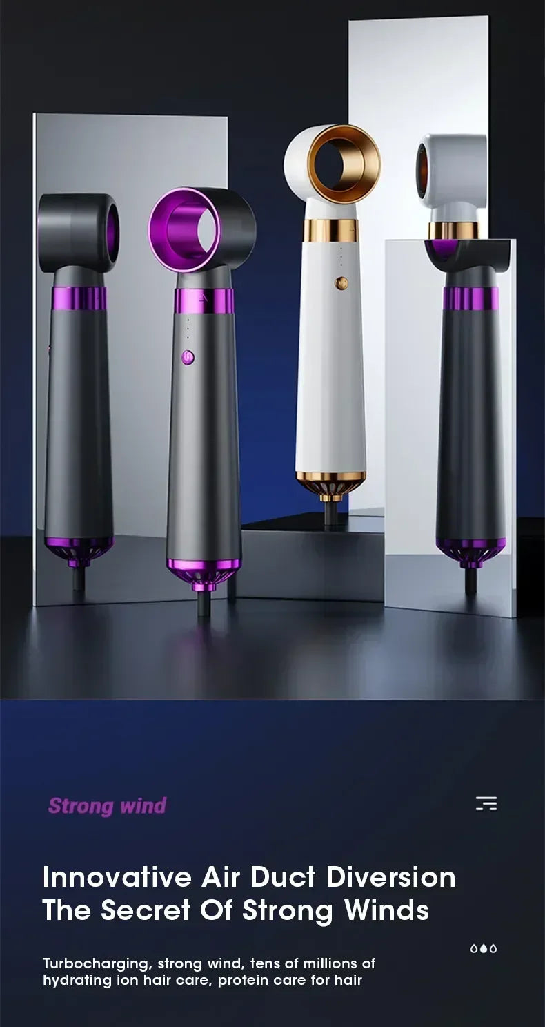 5 In 1 Electric Hair Dryer Hot Air Brush Multifunctional Hair Straightener Negative Ion Curler Blow Dryer Styling Set
