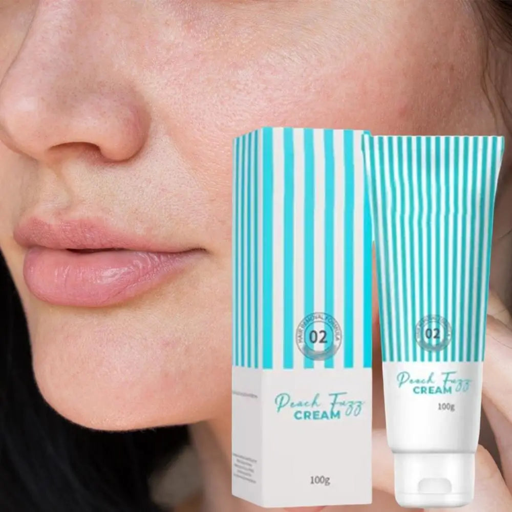 Lip Hair Removal Cream Hair Removal Cream For Face Fuzz Hair Remover Cream Upper Hair Removal Fuzz Remover For Facial 100g