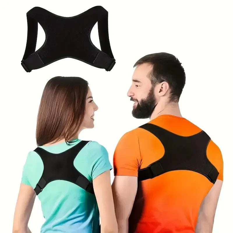 Invisible Back Posture Corrector Trainer Adjustable Shoulder Brace Straight Holder Clavicle Support for Men Women Adult Children