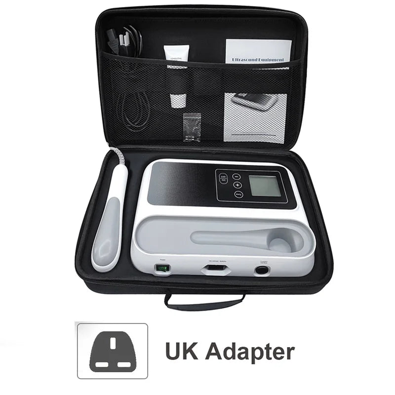 Ultrasound Physiotherapy Machine for Muscle&Joints Pain Relief Stimulator Massage Ultrasonic Therapy Instrument with Storage Bag
