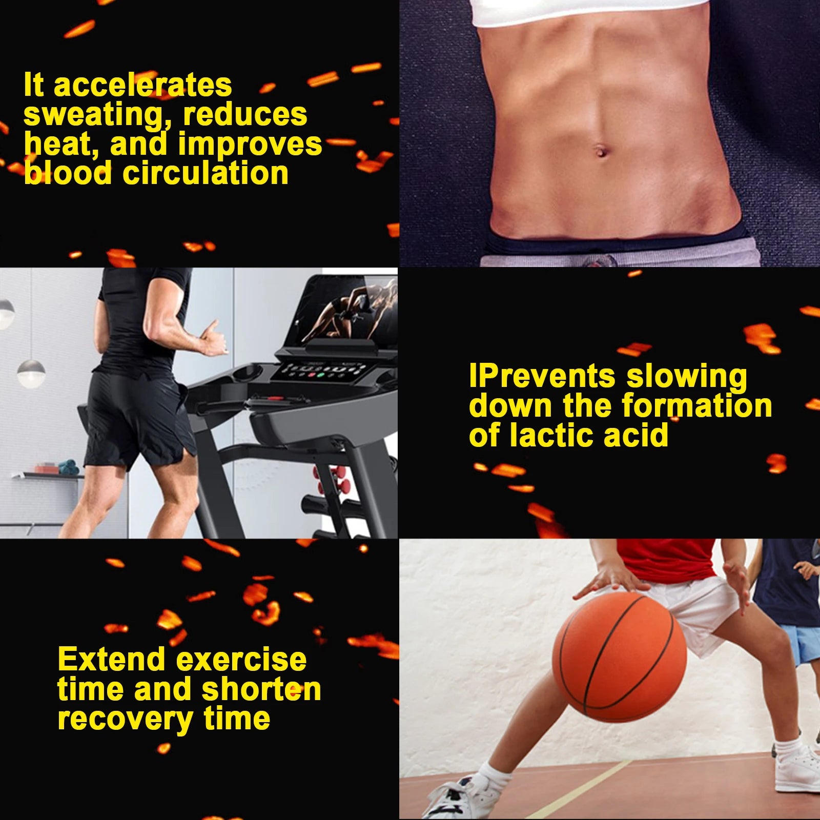 EELHOE Hot Sweat Cream 120g Fat Burning Tighten Abdominal Muscles Arms Legs Waist Fat Loss Firming Skin Natural Belly All Body