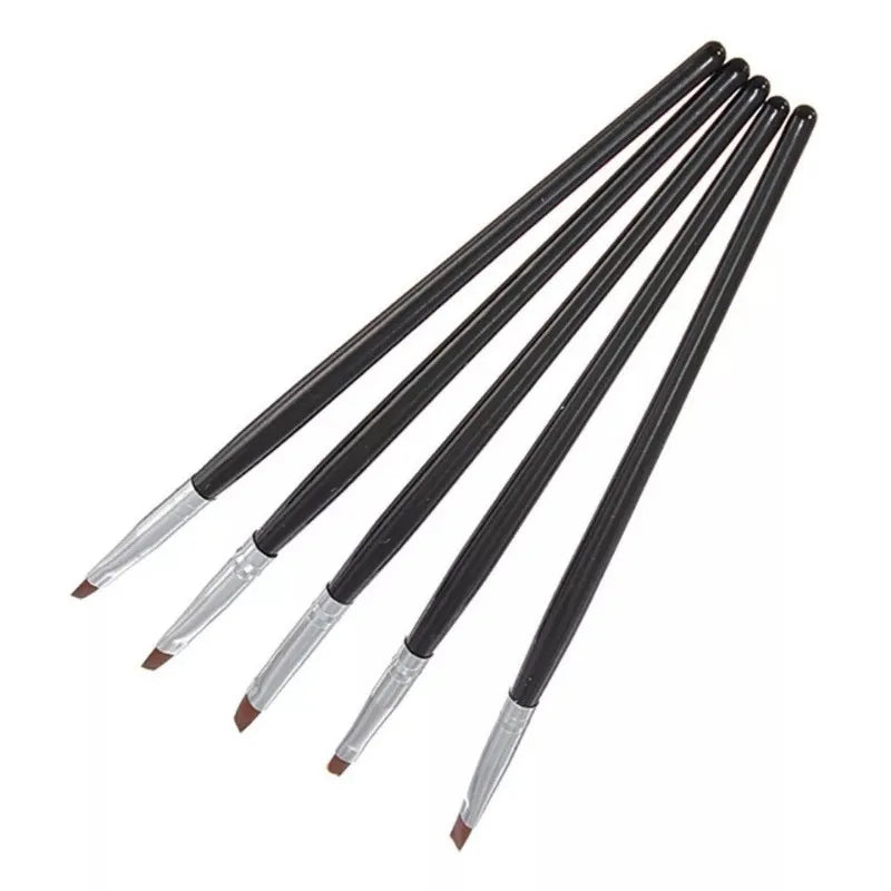 5Pcs Dental Resin Brush Pens Dental Shaping Silicone Adhesive Composite Porcelain Teeth Dentist Tools Dentistry Lab Tool