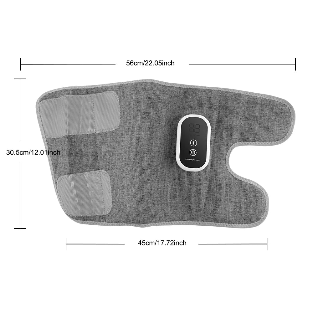 360° Full Cover Air Pressure Leg Massager 3 Modes Heating Compress Relax Muscles Relieve Fatigue Thigh Calf Keep Warm Device