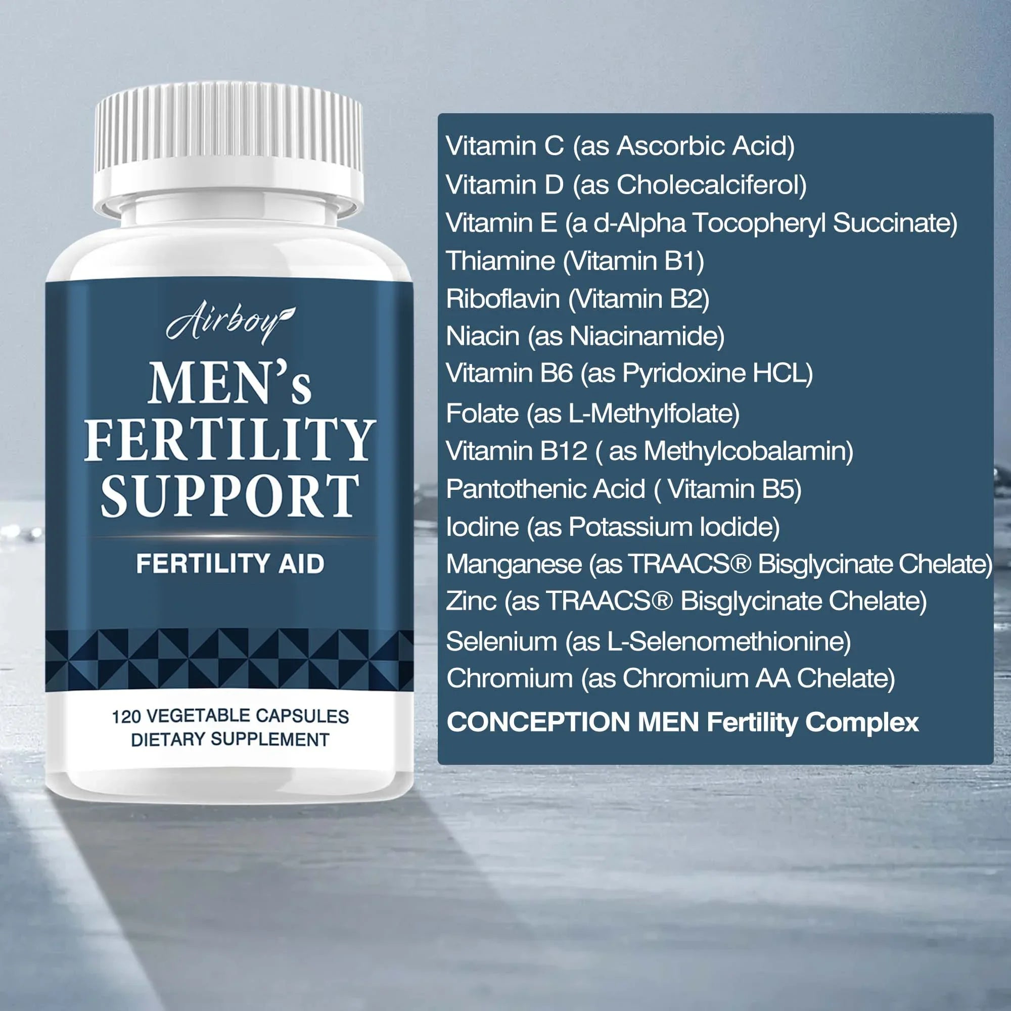 Men's Health Supplement - More Virile Male Performance, Support Lean Muscleand,Boost in Self-confidence - 120 Capsules