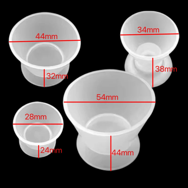 4pcs Dentist Materials Silicone Mixing Bowl Use Dappen Dishes Teeth Whitening Dental Lab Odontologia Dental Tools Mixing Bowls
