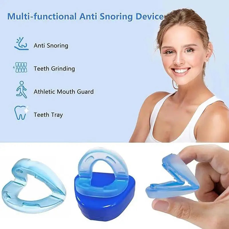 Anti Snoring Mouthpiece Reusable Honex Snore Stoppers Sleep Difficulty Snore Stoppers Solution For Comfort & Easy Breathing