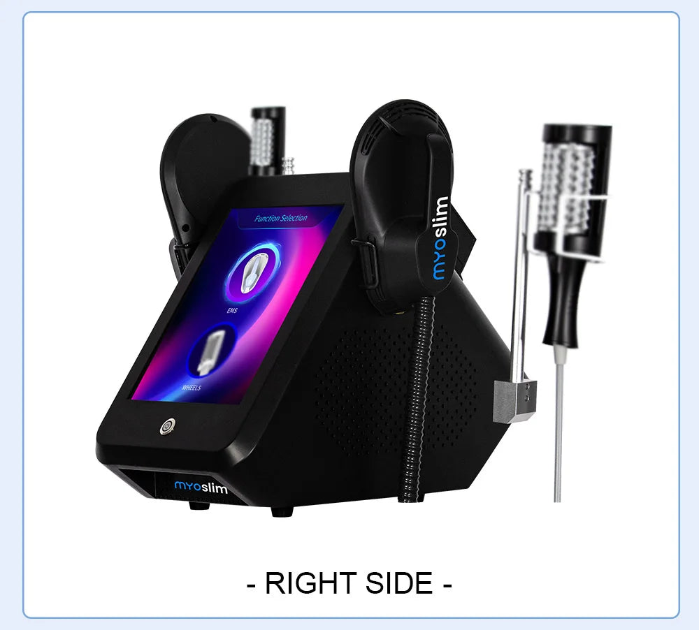 Myoslim 15 TUltra 6500W RF Machine Shaping Slimming Body Sculpture HI-emt Weight Loss Inner Ball Roller Machine