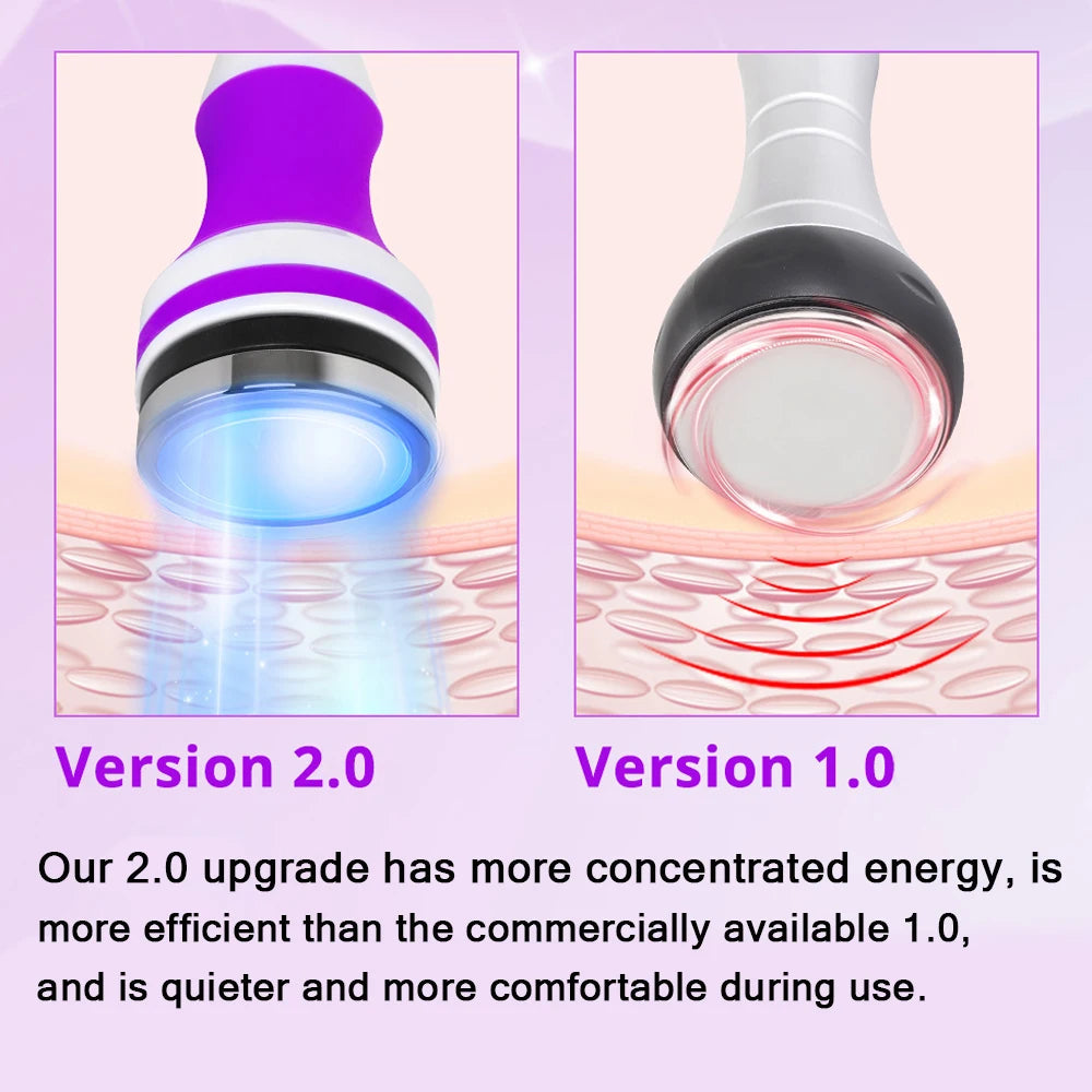 5 in 1 Ultrasonic 40K Cavitation Vacuum Fat Loss Body Shaping Machine Remove Wrinkle Refared Beauty Device Home Use Anti Celluli