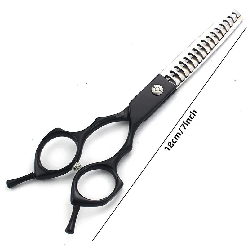 7 inch Dog Curved Grooming Shears Curved Thinning scissors Stainless Steel Dog Grooming Scissors For Pet