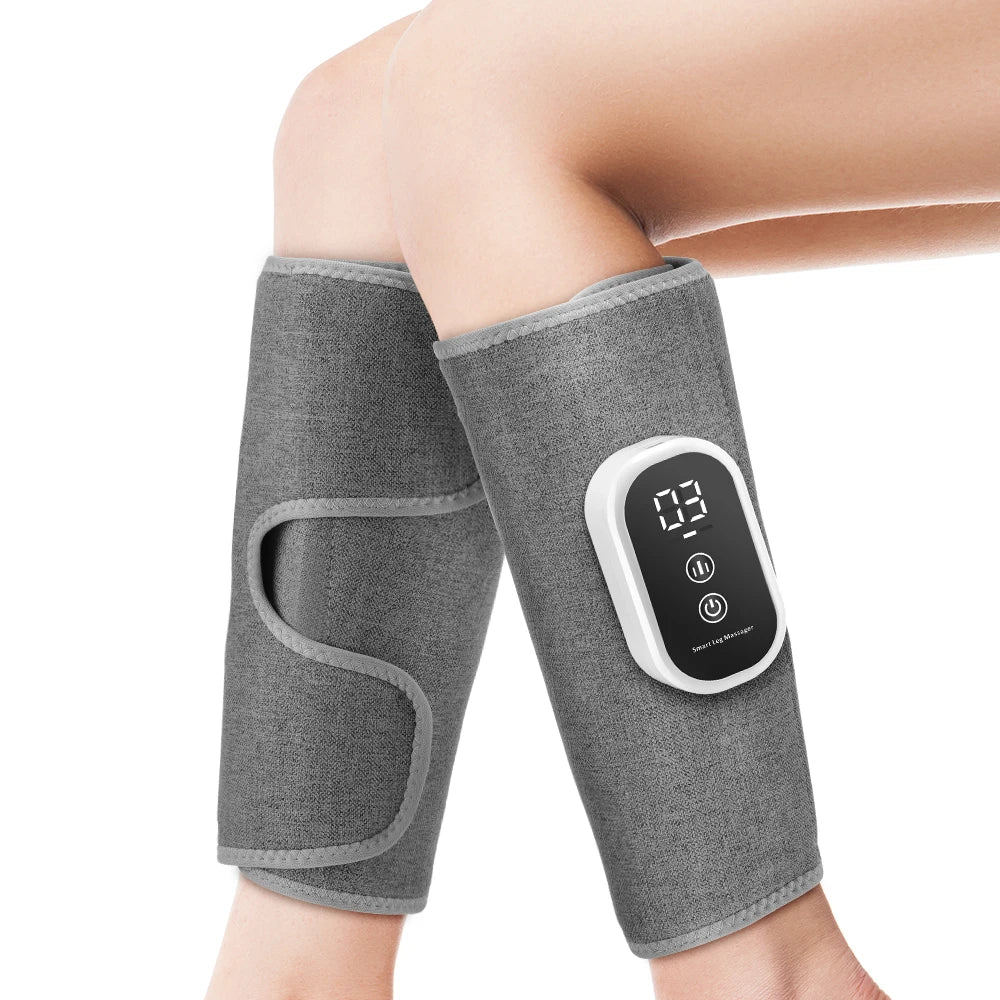 360° Full Cover Air Pressure Leg Massager 3 Modes Heating Compress Relax Muscles Relieve Fatigue Thigh Calf Keep Warm Device