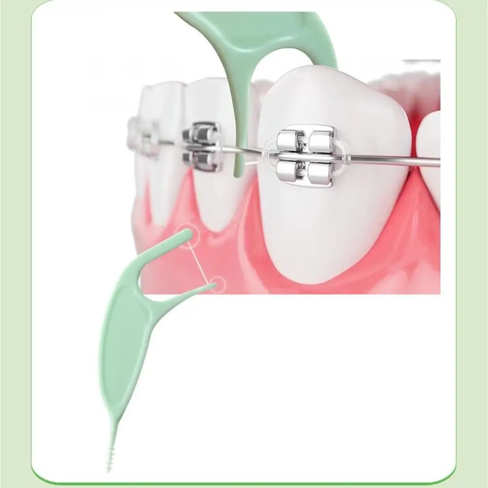 30Pcs Dental Floss Water Pick Dental Dentistry Beauty Health Dental Products Tooth Pick Interdental Brushes Dental Supplies