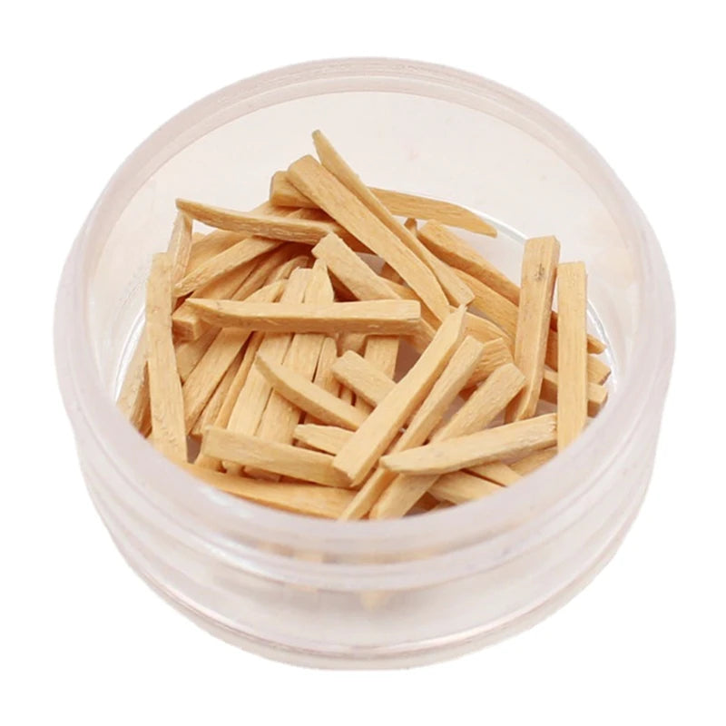 50 Pcs Dental Wood Tooth Gap Wedge Interdental Wedge Specially Treated Tips Gum Protection Dentist Disposable Supplies